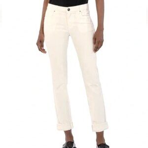 Kut From The Kloth Diana Corduroy Pants, New Ivory, 2